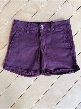 American Eagle Outfitters Plum Super Stretch Women's Shorts